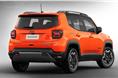 2022 Jeep Renegade facelift rear quarter 